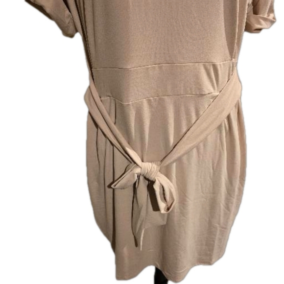 Zenana NWOT Blush Pink Super Soft Midi Dress - Picture 2 of 5